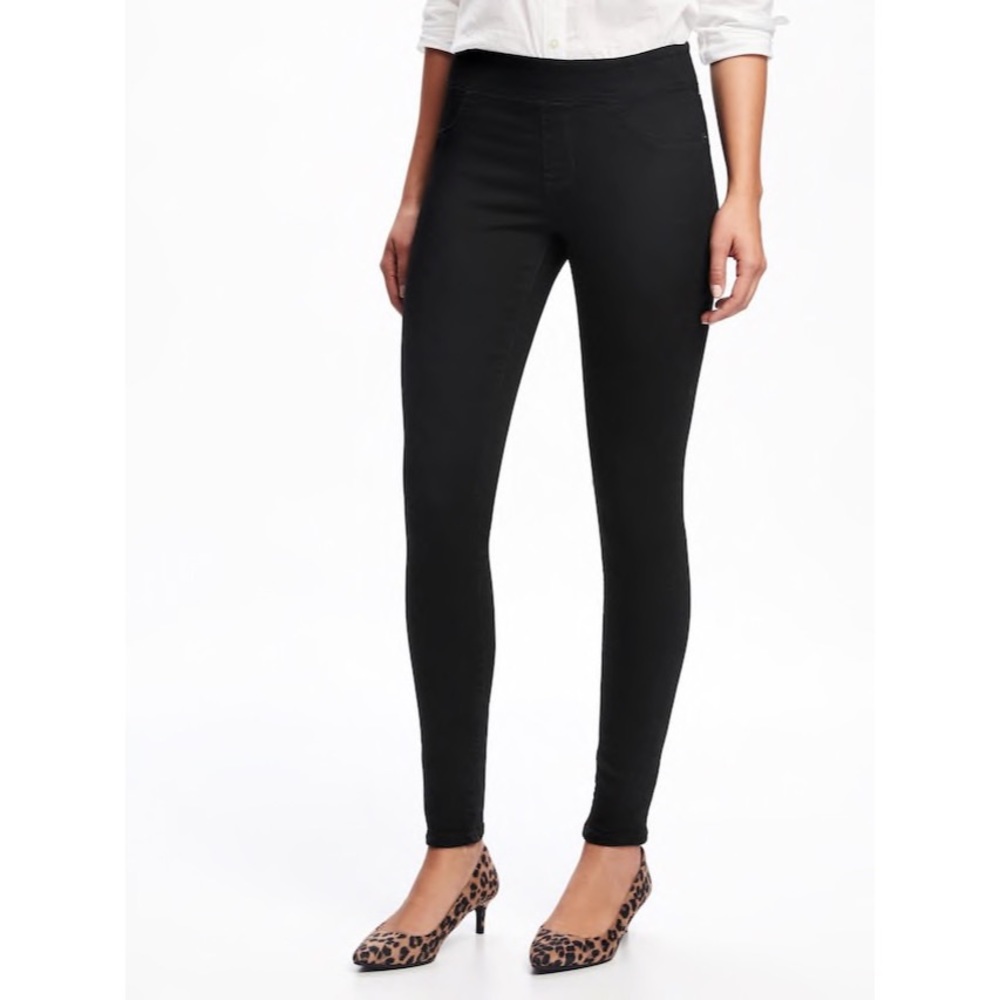 Old Navy rockstar jeggings with elastic waist